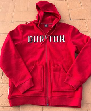 Sudadera Burton con cremallera y capucha