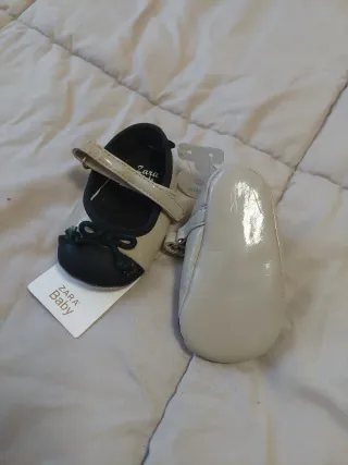 Zapatos charol bebé Zara Talla 17/18