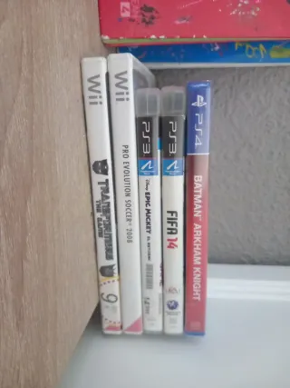 Lote 5 Videojuegos PS3, PS4, Wii