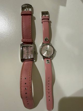 Lote 2 Relojes Lotus y Tous Rosa