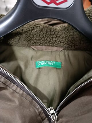 PARKA BENETTON VERDE/MARRONE UOMO M