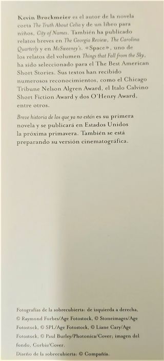 BREVE HISTORIA DE LOS QUE YA NO ESTÁN