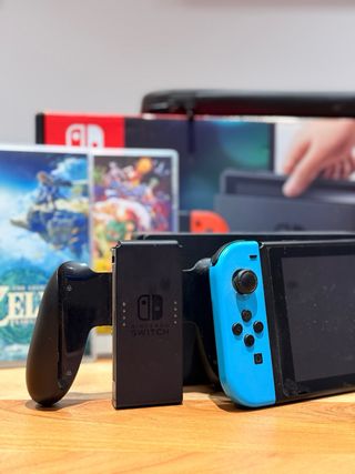 Nintendo Switch + 3 Juegos
