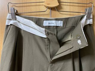 Pantaloni donna vita alta gamba larga