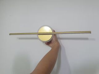 Lampara pared aplique oro 60cm led espejo