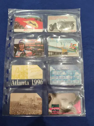 Fogli trasparenti per schede telefoniche