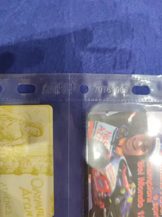 Fogli trasparenti per schede telefoniche