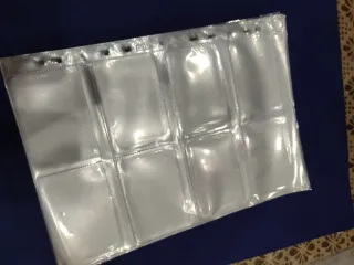 Fogli trasparenti per schede telefoniche