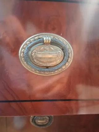 Escritorio de madera 3 cajones Secrétaire