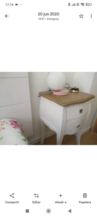 Cabecero de madera pino Decawood blanco