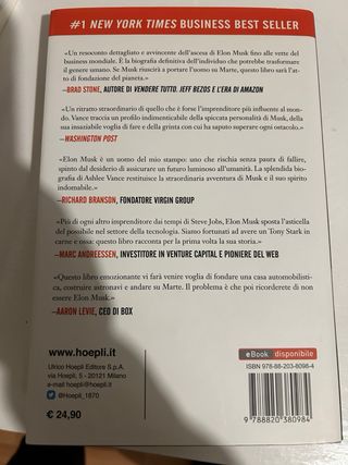 Elon Musk. Tesla, SpaceX e la sfida per un futu...