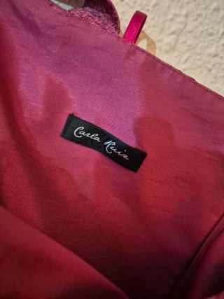 Traje Vestido Rosa Carla Ruiz