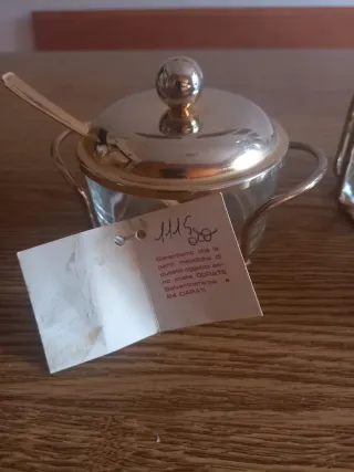 Set Olio Aceto Sale Pepe Formaggio Athena dorato