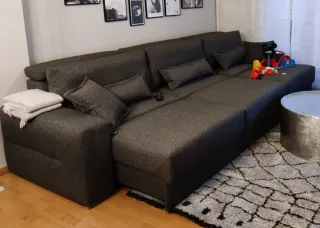 Sofá modular XXL con motor