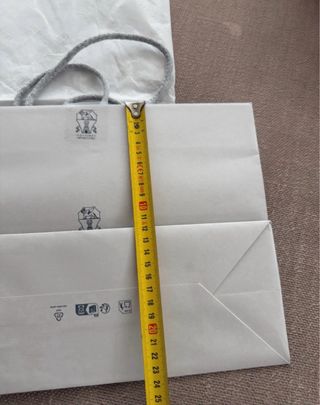 Borsa originale Brunello Cucinelli + carta velina