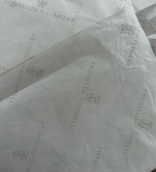 Borsa originale Brunello Cucinelli + carta velina