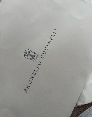 Borsa originale Brunello Cucinelli + carta velina