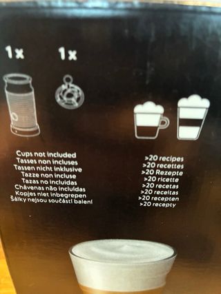 Aeroccino 3 espumador leche nespresso NUEVO