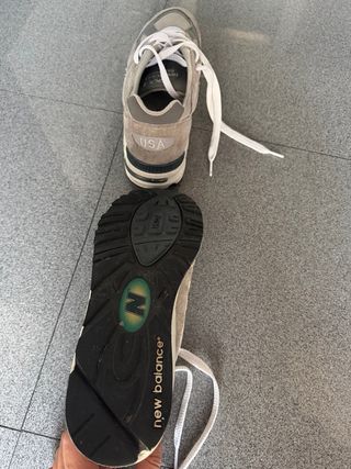 Zapatillas New Balance USA Beige/Gris