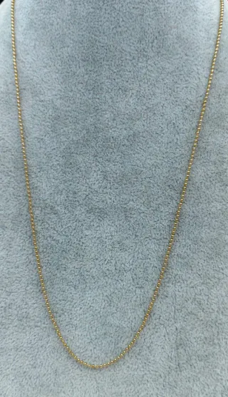 Cadena de oro estilo soga