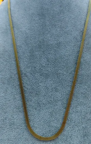 Cadena de oro estilo soga