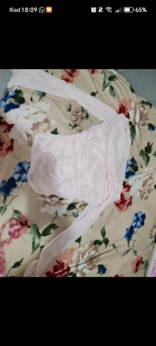 Maglietta rosa con fiocchi