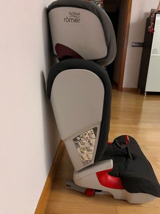 Silla coche Britax Römer gris