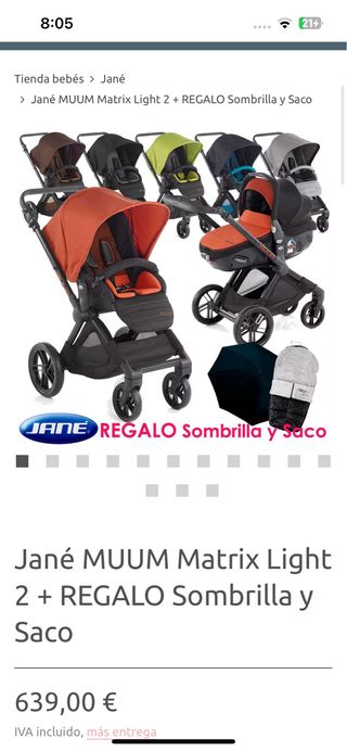 Carrito Jane Muum Matrix Light 2