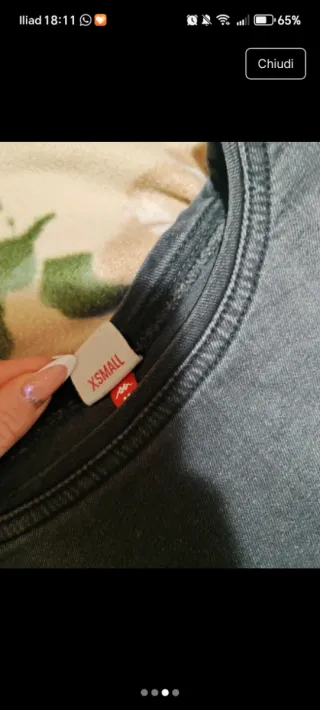 Maglia Kappa nera e bianca