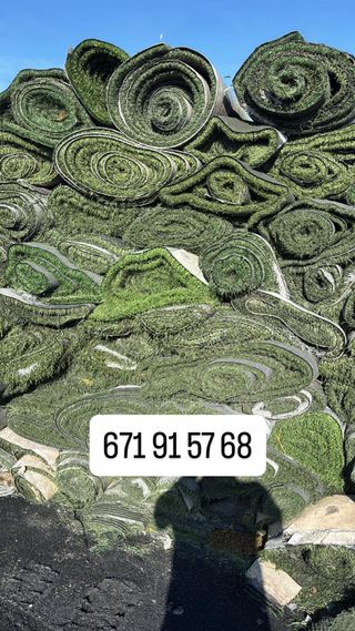 Césped artificial reciclado