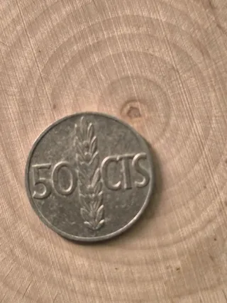 Moneda 50 céntimos Franco 1966 España