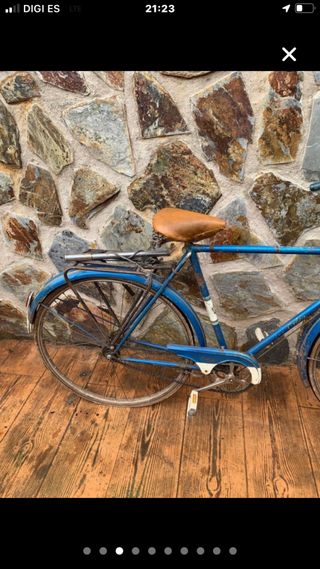Bicicleta Orbea Azul Vintage