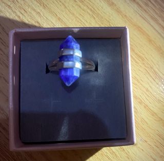 Anillo Plata 925 Zafiro Genuino