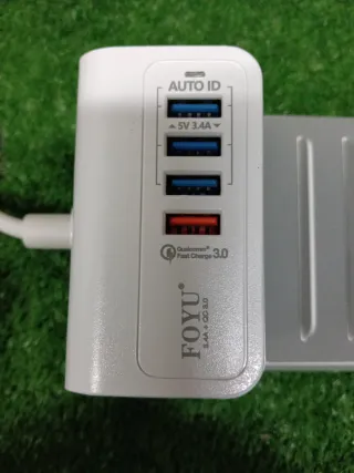 Caricabatterie Foyu 6 USB Poggia Smartphone