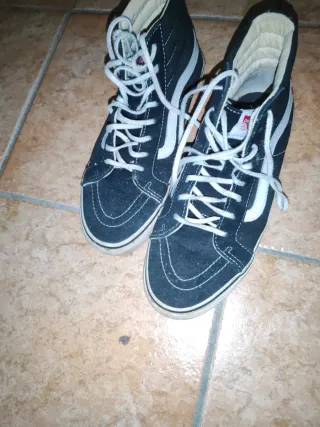 Scarpe Vans Sk8-Hi nere US 8