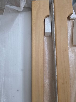 Scrivania in legno massello di faggio Hometrend Nuova