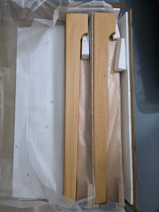 Scrivania in legno massello di faggio Hometrend Nuova