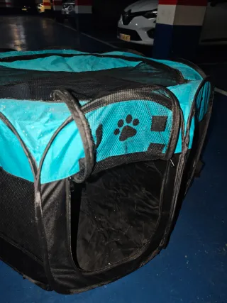 Jaula plegable para perros