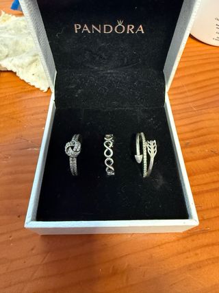 7 Anillos Pandora Tallas 54-58