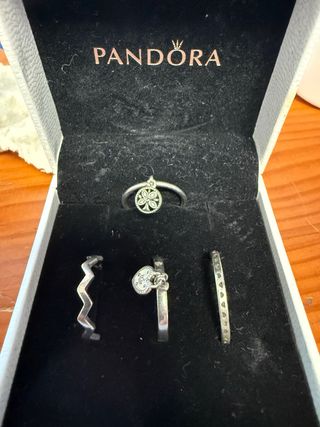 7 Anillos Pandora Tallas 54-58