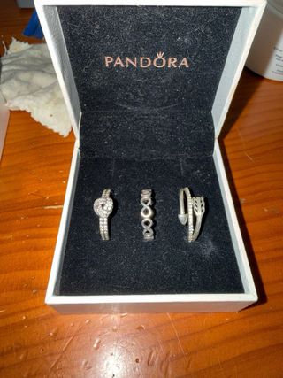 7 Anillos Pandora Tallas 54-58