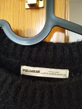 Jersey Pull&Bear Negro Talla XS