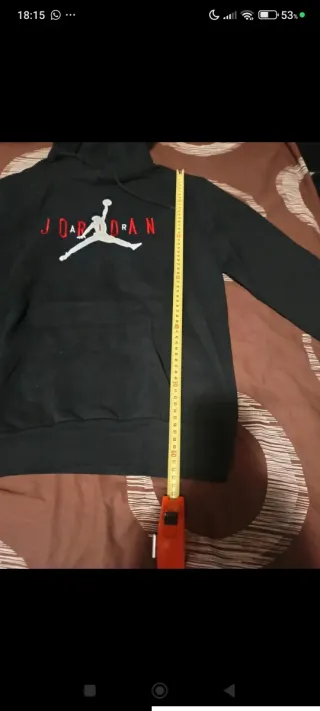 Sudadera Jordan Negra con Logo Jumpman