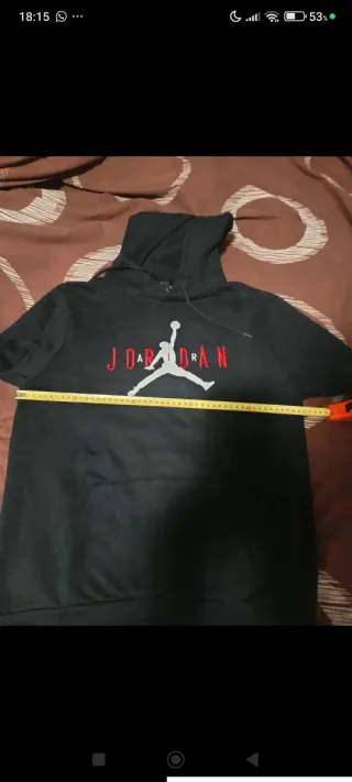 Sudadera Jordan Negra con Logo Jumpman