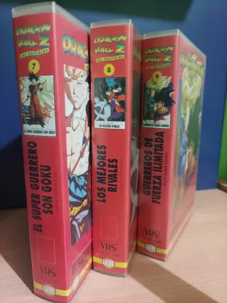 Pack VHS Dragon Ball Z Películas 7, 8 y 9
