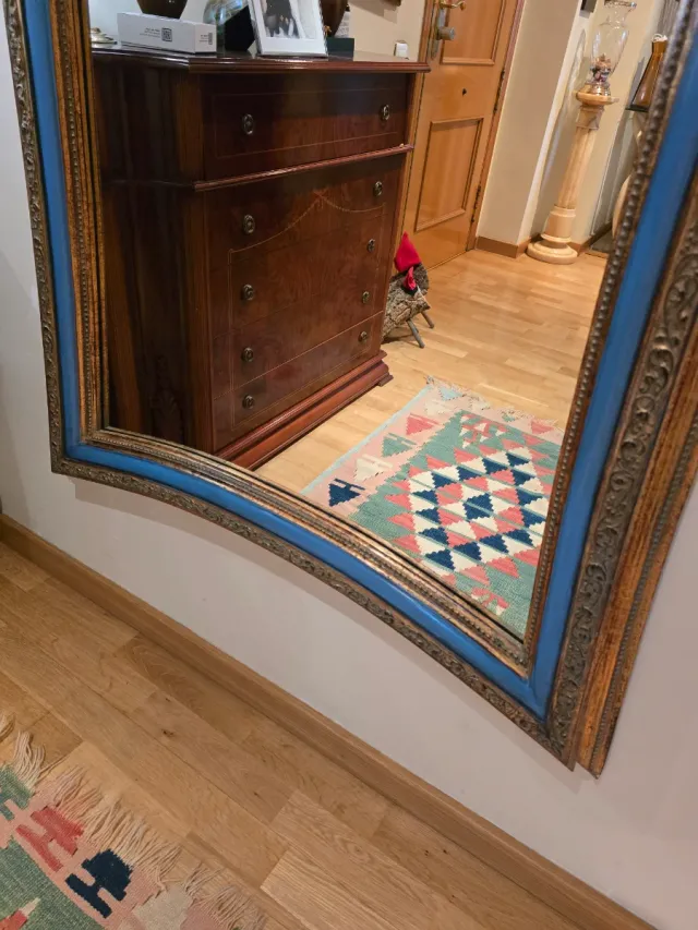 Espejo Vintage Madera y Cristal de calidad (2 unds