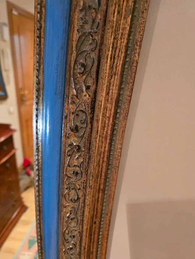 Espejo Vintage Madera y Cristal de calidad (2 unds