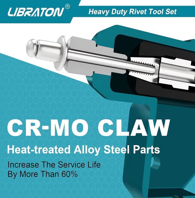 Remachadora Manual Libraton + Accesorios - miniatura 6