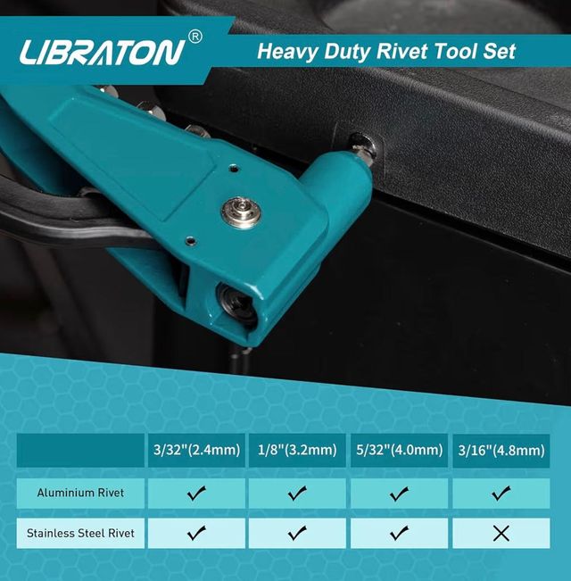 Remachadora Manual Libraton + Accesorios - miniatura 8