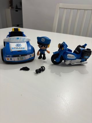 Playmobil Coche Policía y Moto